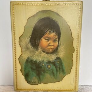 Vintage Dorothy Francis - PANELOO of Frobisher Bay - c. 1960s Print - Folk Art